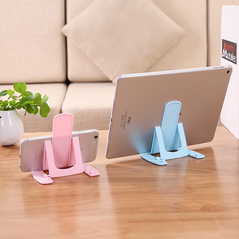 Card Mobile Phone Stand Foldable with Two Adjustable Angle Mobile Phone Stand Portable Plastic Mobile Phone Stand