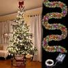 Decorations Ribbon Christmas Holiday Party Venue Decorated With Wreath Patterned