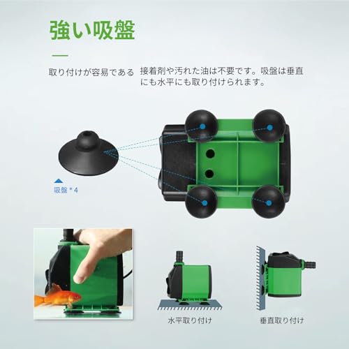 45W Submersible Pump, 3000L/H Discharge, 110V, Adjustable, Maximum Head 3M, Quiet Design, IPX8 Waterproof, Circulation Pump, Water Supply/Drain Pump,