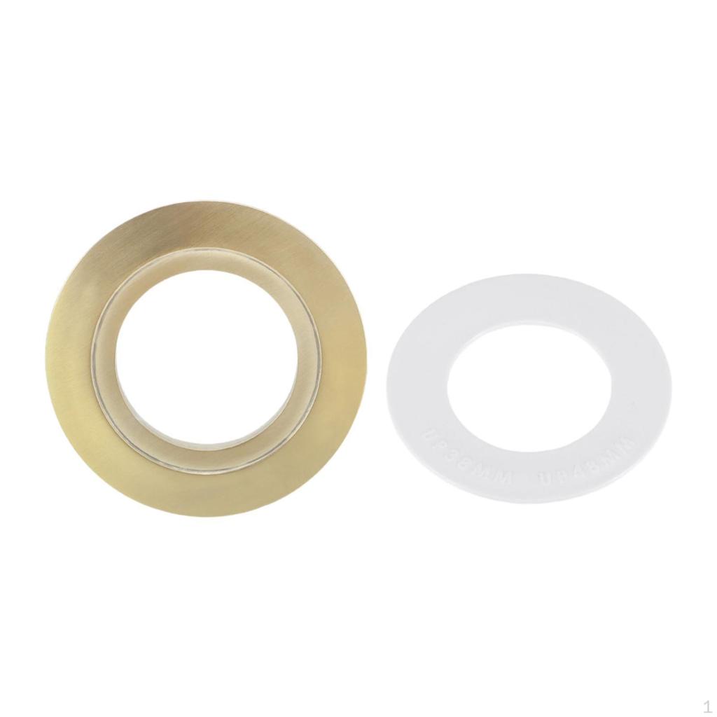 38mm To 48mm 58 Toilet Button Converter Plate, Gasket, Rings, Replacement, Flush