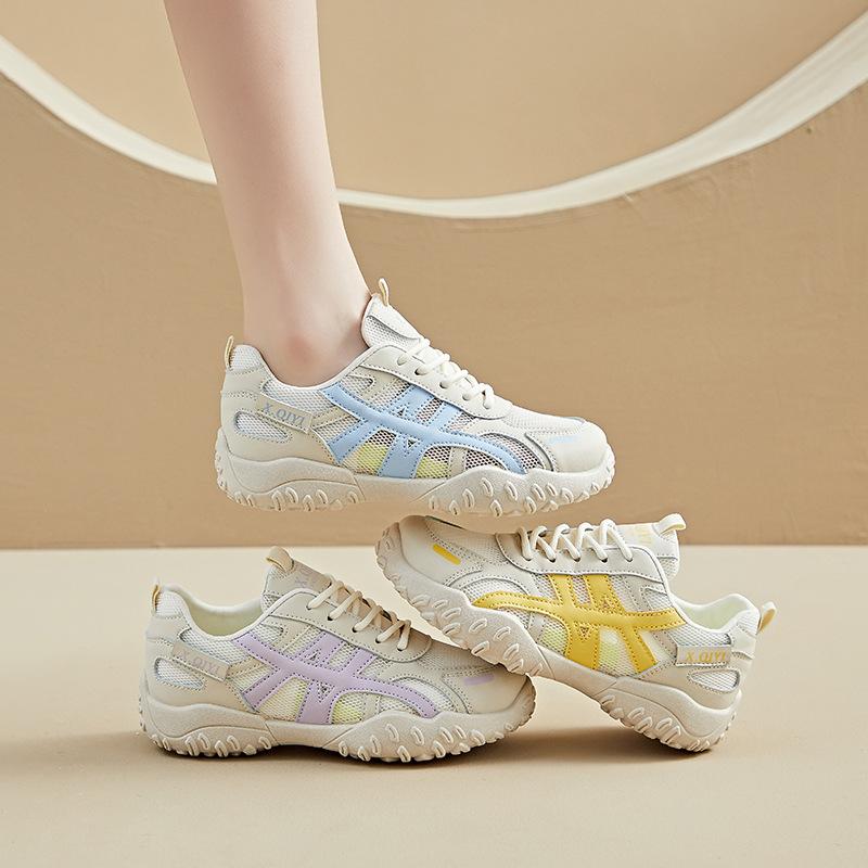 New Korean Version of Dad Shoes for Women In Summer Student Sports Running Mesh Breathable