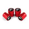 4Pcs Car Tire Valve Covers Dust Emblem Caps Accessories For Ford Fiesta Focus 2 Mondeo ST Mk4 Mustang Ranger Kuga S-MAX Transit AQ5