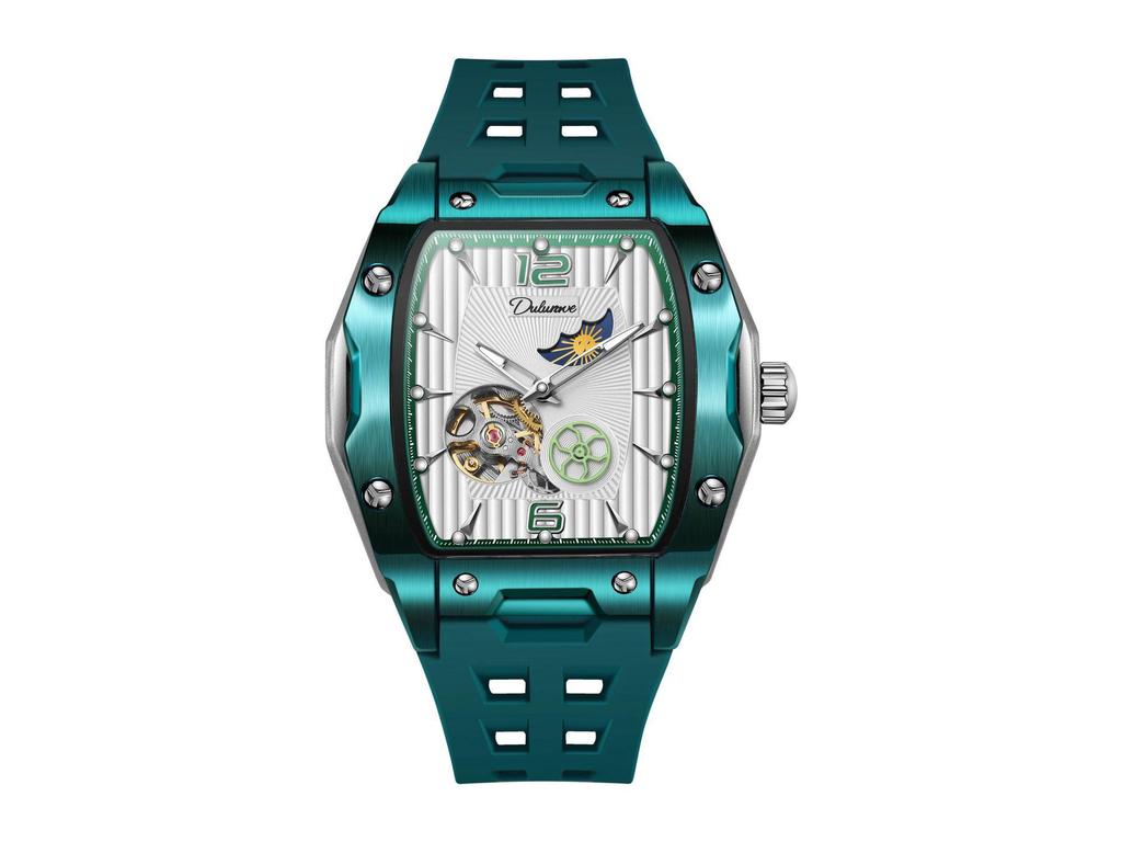 Durenwei Herren Automatikuhr Wasserdicht mit Großzifferblatt-Design