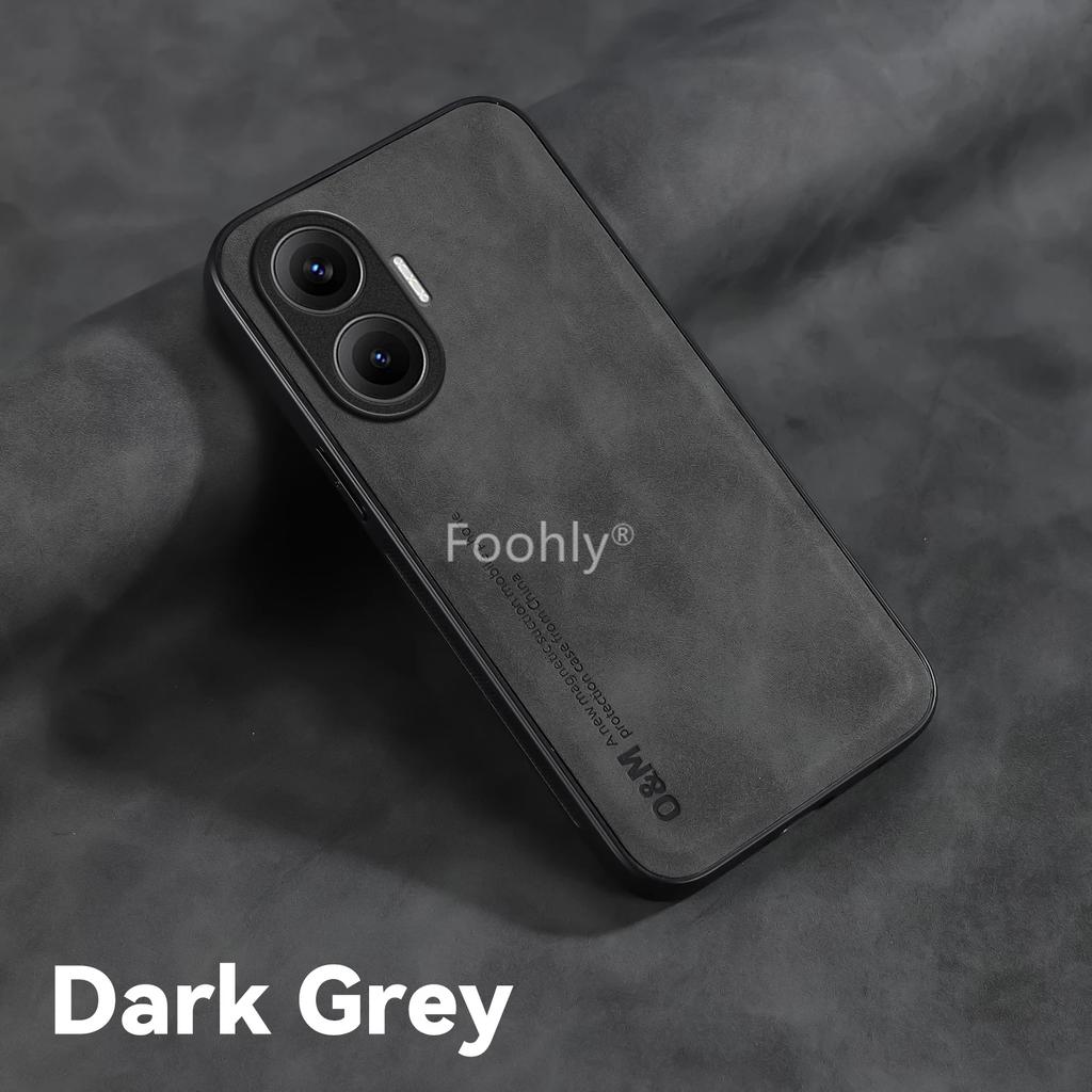Funda Magnética a Prueba de Golpes de Cuero Nobuk para Xiaomi Poco F7 5G Cubierta Protectora Coque Funda Capa a Prueba de Golpes