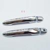 Abs Chrome Door Handle Cover for Renault Clio Iv 4 Lutecia 2014 2015 2016 2017 2018 Car Accessories Color Imatation Carbon Fiber