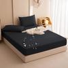 2025 Solid Color Waterproof Bed Sheet,Single Bed/Double Bed Fitted Sheet,Dustproof and Anti-Slip Mattress Protector
