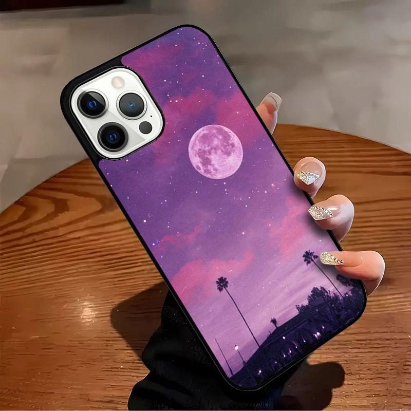 Space Sky Moon Phone Case For iPhone 17 Air 16 15 14 13 12 11 Pro Max Max Plus Bumper Case Cover
