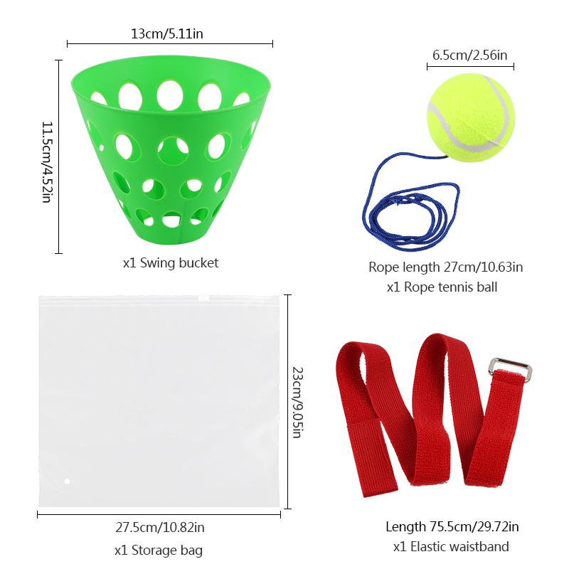 1/2/3Sets Swinging Game Hanging Ball Toss Game For Birthday Party Christmas Holiday Family Outdoor Activities Wedding Gifts