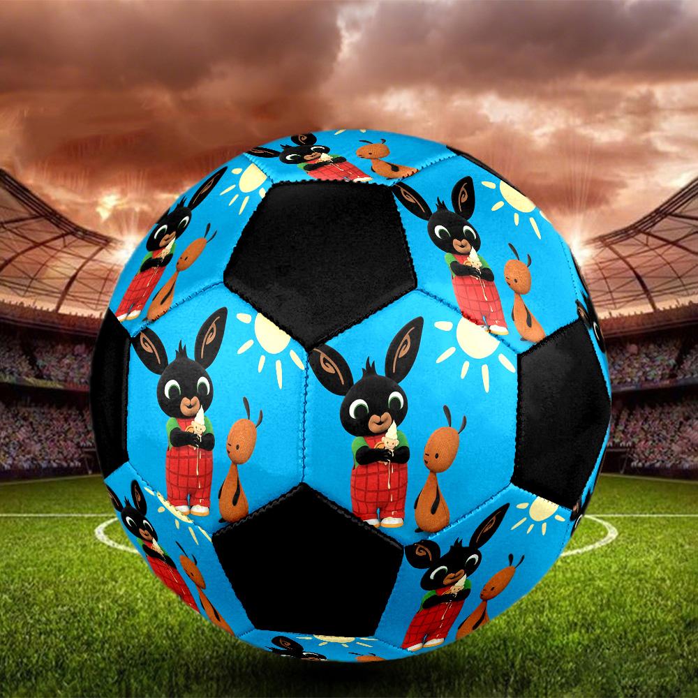 Bing Soccer Ball Colorful All Ages Machine Stitched PVC Competition Ready Durable High-Bounce.SIZE5