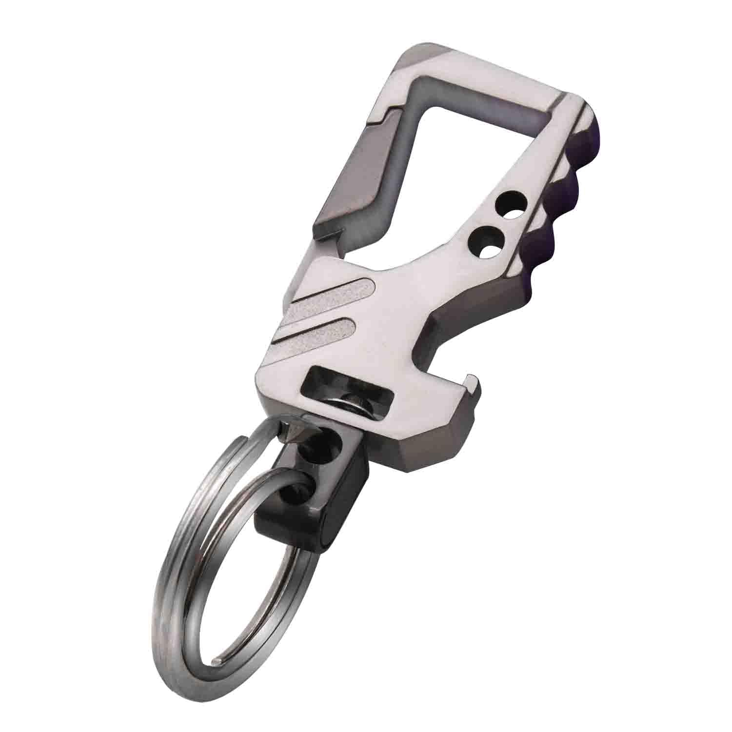 

Liangery Car Key Carabiner Metal Fits EDC Key Bike Key Durable Stainless Steel Ring for House Easy to Made of Highly Durable Keychain, Ring, Clip,