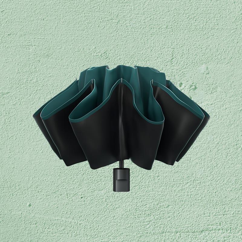 Automated 24-Bone Folding Umbrella, High-Grade Men's Dual-Use for Sun and Rain