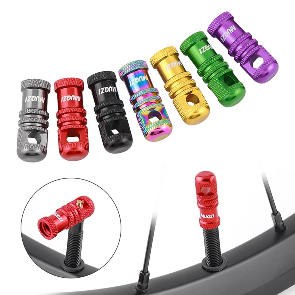 2Pcs Bicycle Presta Valve Caps with Valve Core Removal Function Bike Presta Valve Air Dust Stem Covers for MTB Road Bicycle