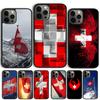 Schweizer Nationalflagge Handyhülle Für iPhone 17 Air 15 16 Hülle 11 13 14 Pro Max 12 Plus Max Fundas