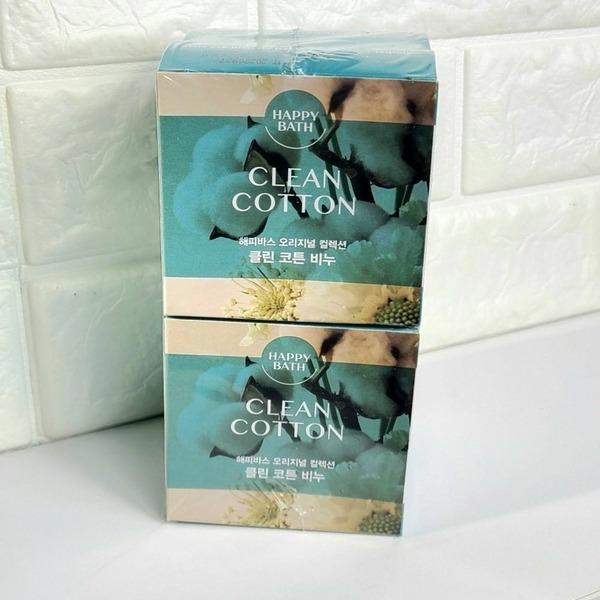 

HAPPY BATH Clean Cotton Soap 4 Pack (WBC5E3B)
