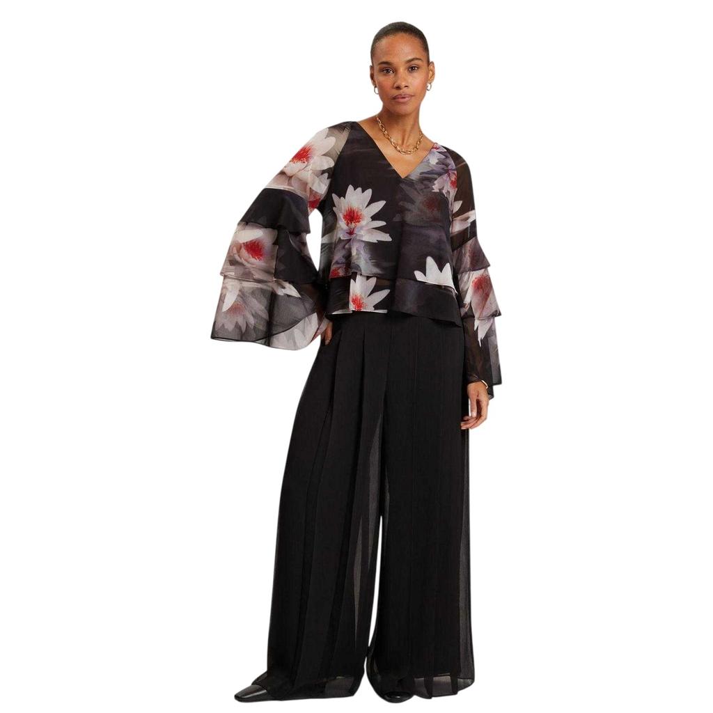 Ted Baker Womens/Ladies V Neck Loose Ruffle Blouse