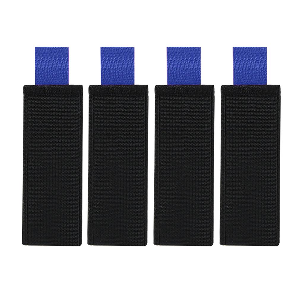 4Pcs Fishing Rod Holder Fastener Tackle Tool Fishing Spool Belt Fishing Reel Elastic Spinning Wheel Protection Belt Band