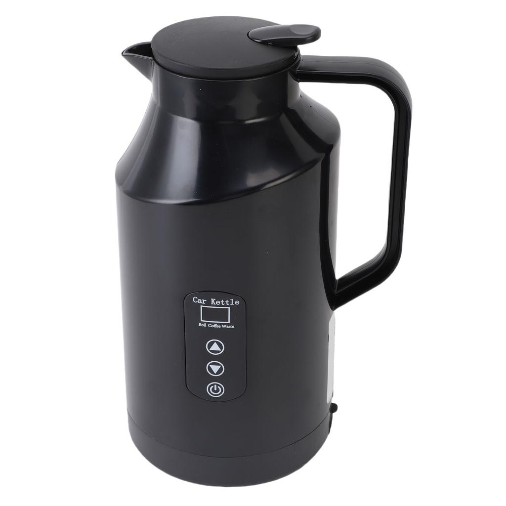 Elektryczny czajnik samochodowy 1500 ml Przenośny bojler na wodę Wielostopniowa regulacja temperatury Podgrzewacz wody do kawy i herbaty Automatyczne wyłączanie