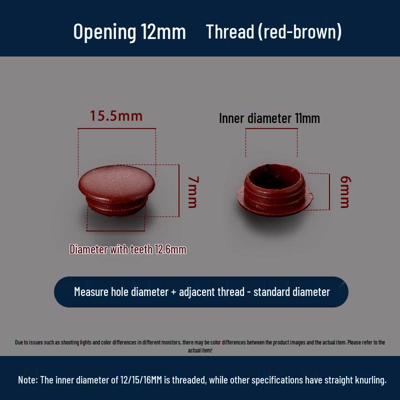 Universeller Runder Dekoplastikstopfen für Möbelscharniere und Schraubenlöcher