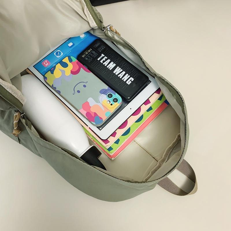 Schoolbag Large Capacity Travel Backpack Men's and Women's Drawstring Design Sense Backpack Outdoor Leisure Sports Mountaineering Bag Wholesale