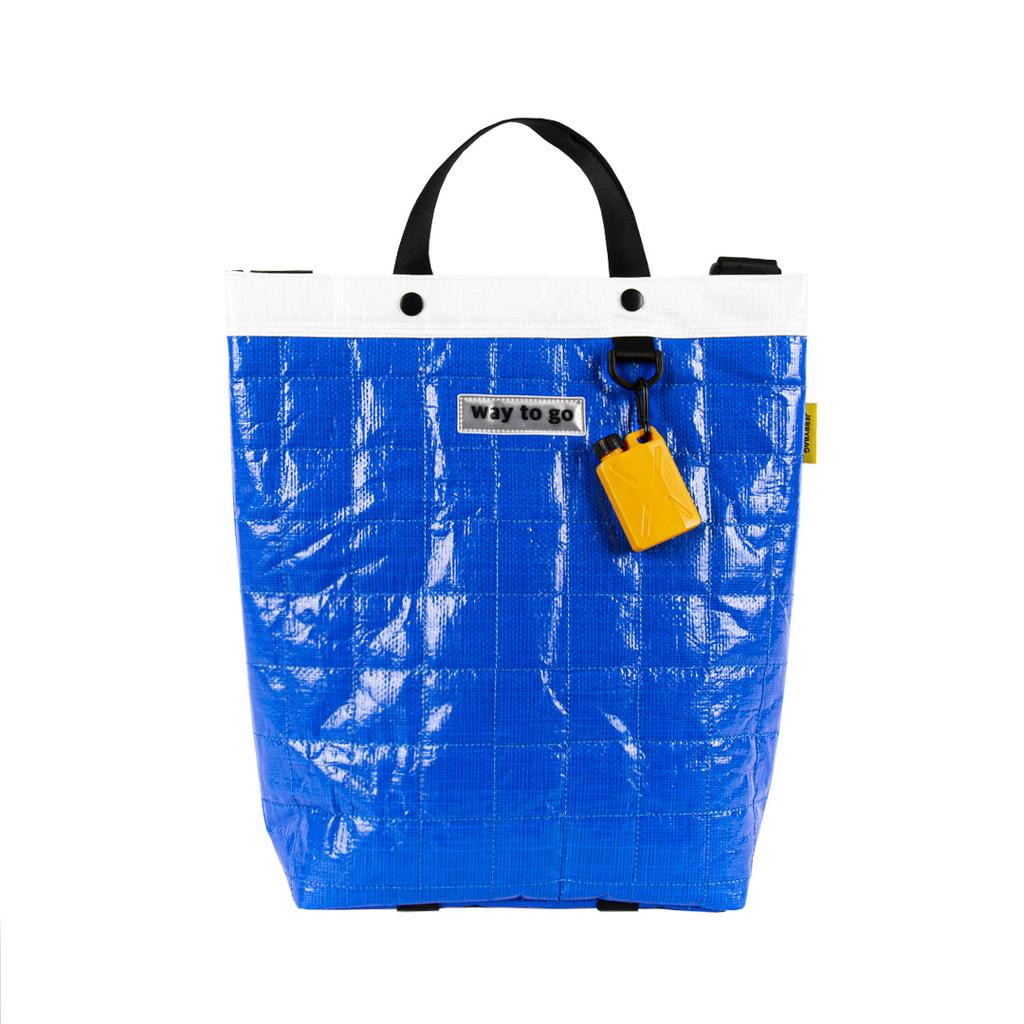 Jerrybag Tarpaulin Quilted Tote Bag Blue