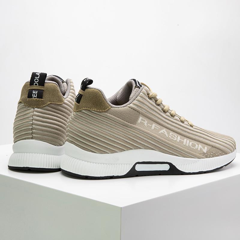 Fashion Men's 6cm Height Increase Casual Sneakers Summer Breathable Mesh Lightweight Fashion Elevator Shoes For Men [Multi Colors]