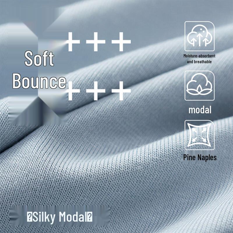 Men's Modal Seamless Boxer Briefs 3-Pack