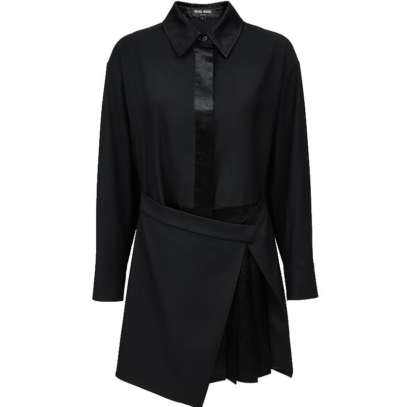 

VEROMODA 2025 Autumn Patchwork Acetate Blend Short Dress L