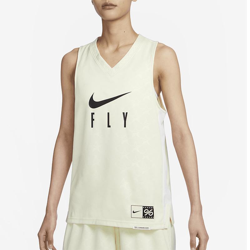 New Nike SS23 Resistant High Basketball Series Tank Tops Women's Ecru DX3953-113