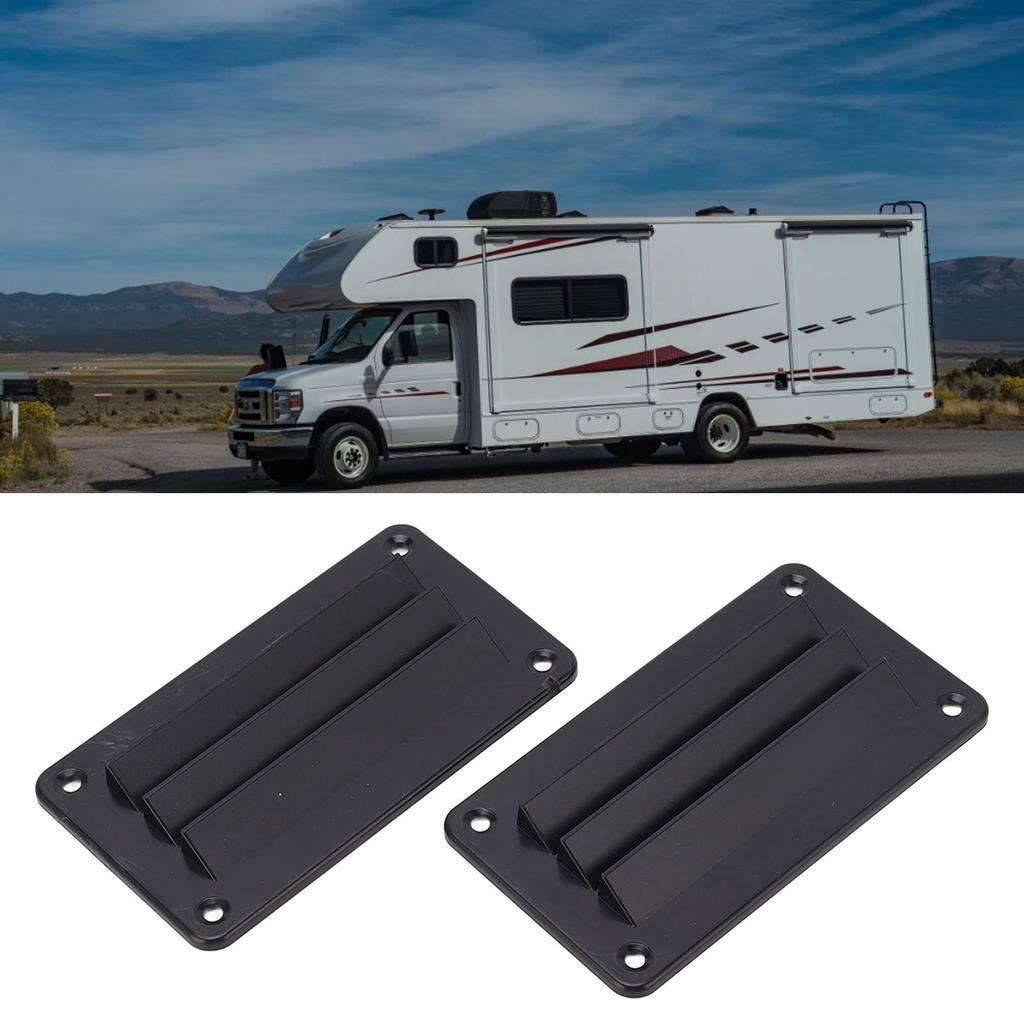 RV Air Vent Louver, Professional Ventilation Outlet Grille Louver with Hardware Screws for Air
