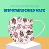 Nikitas Children's Cartoons Mask Disposable Face Mask Industrial 3Ply Ear Loop50PCS