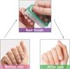 Handle Grip Nail Brush Set for Fingernail & Toes Nails Pedicure Scrubbing Tool Kit 5 Pack (Multicolor)