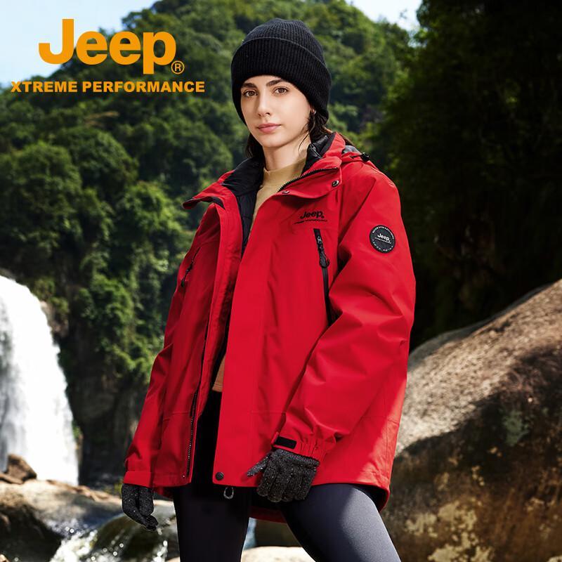 Jeep Men's Breathable Outdoor Fleece Jacket