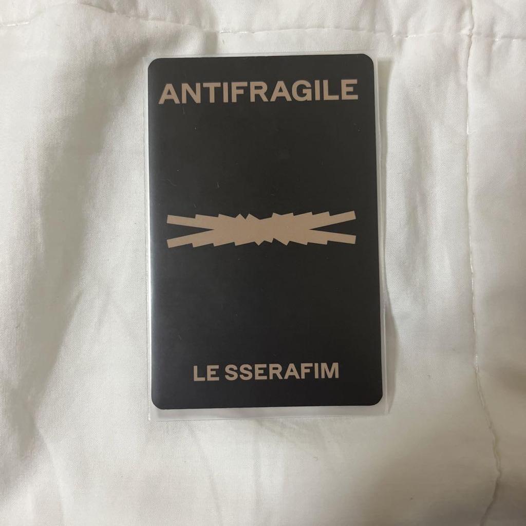 [USED] LE SSERAFIM m2u autograph session bonus trading card Sakura Miyawaki