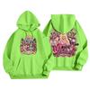 Unisex Lightweight Long Sleeve Hooded Pullover Printed Sweatshirt
