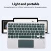   Keyboard with Touchpad 78 Keys   Slim Silent Portable Wireless Keyboard for Smart Phones Tablets Laptops