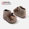 Girls' Lambswool-Lined Winter Boots - Toddler Snow & Cotton Shoes