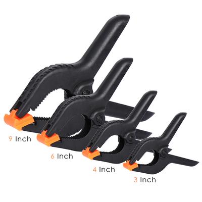 Spring Clamps - Heavy Duty Plastic Clamp Vice Grips - Quick Grip Clips - 3- 9