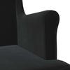 Armchair Black Velvet