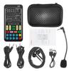 i9 Voice Changer With Earphone With Microphone Mini Sound Card Audio Effect Bluetooth-Compatible Live Sound Cards Voice Tool