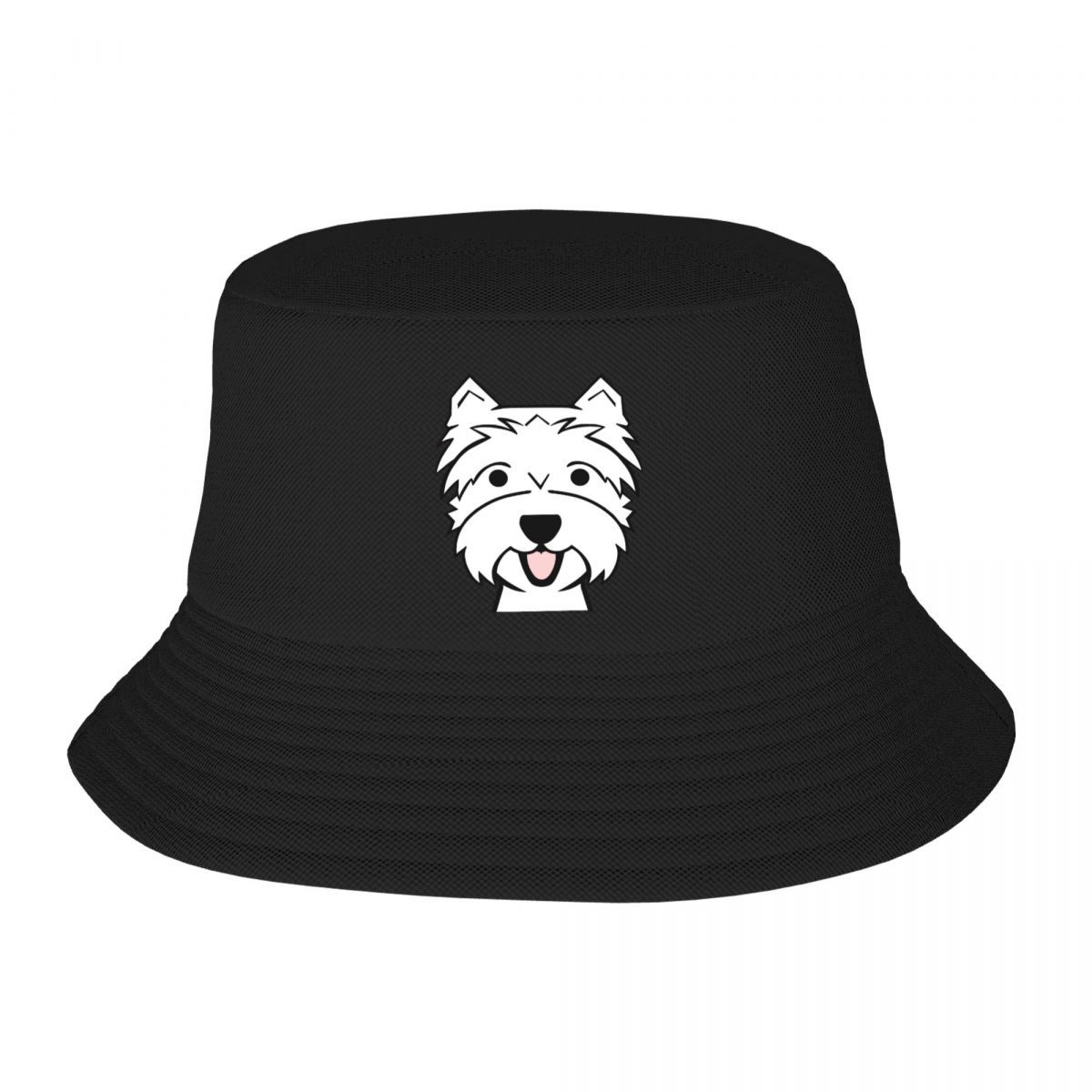 

Custom West Highland Terrier Beach Bucket Hat Unisex Women Unisex Westie Dog Summer FisherUnisex Cap