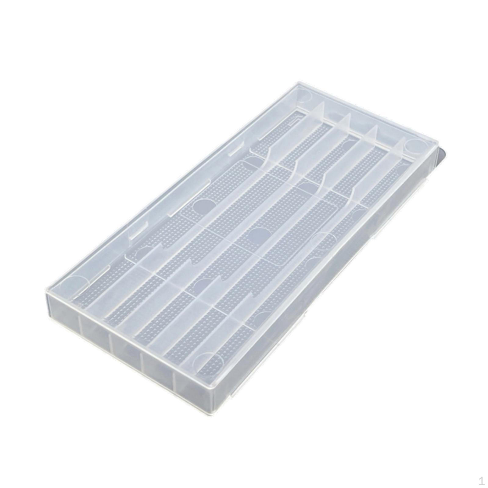 Коробка для хранения бит Bohrer контейнер прямоугольный практичный многоразовый переносной 689₽