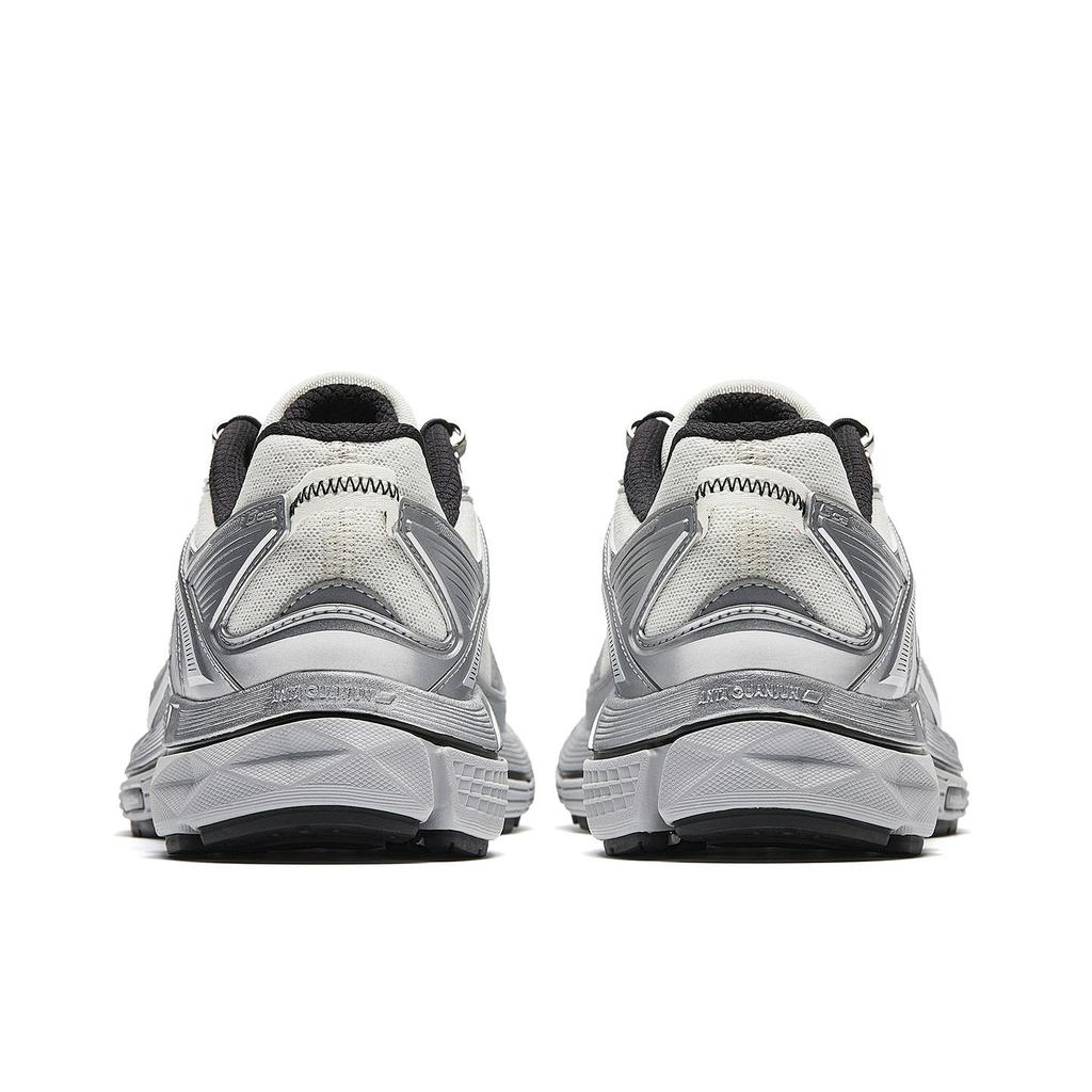 Anta Champion G02 Fabric Synthetic Leather Rubber Comfortable Low-Top Casual Shoes Men Sneaker Silver 112628804A-1