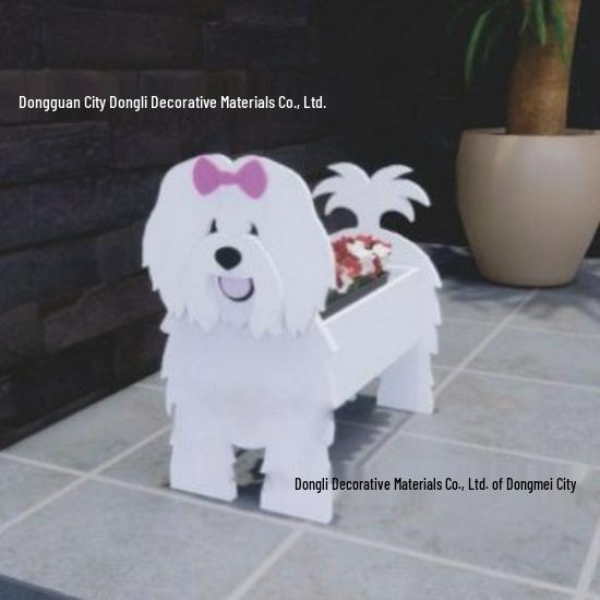 Garden Art Dog and Cat Flower Pot Set