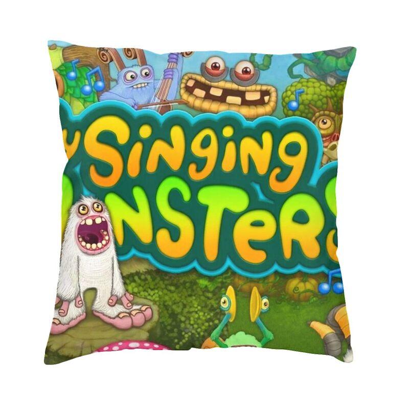 My Singing Monsters Square Pillow Case Decoration Adventure Video Game Cushions Throw Pillow for Sofa Doublesided Printing