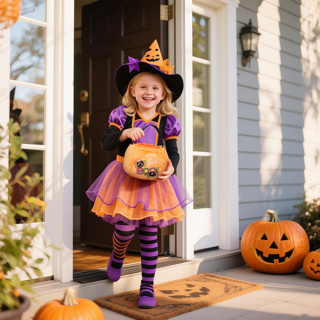 Halloween Trick Or Treats Bags For Kids Halloween Candy Bags Halloween Custom Candy Basket