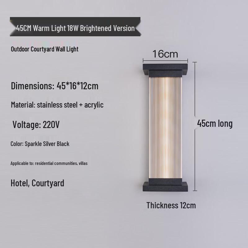 

UOSU Outdoor LED Wall Sconce
