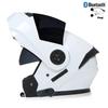 Bluetooth Men's Motorcycle Helmets Full Face Casco for Motorcycles Man Motocross Kask Flip up Casque De Moto  DOT Certified BLD