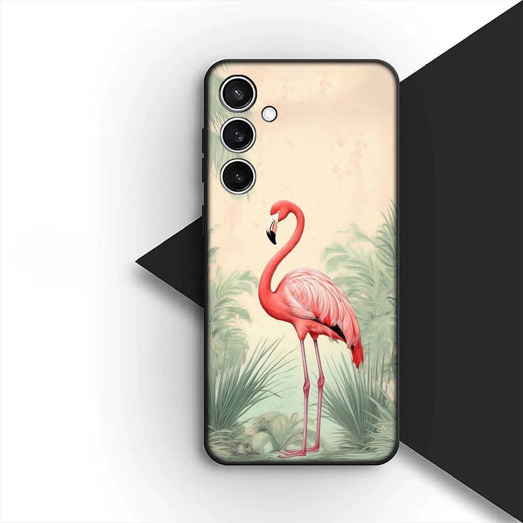 Hülle für Samsung Galaxy A35 A36 A55 A26 A05 A06 A14 A50 A51 A53 A54 A12 A13 A23 Handyhülle Schutzhülle Flamingo
