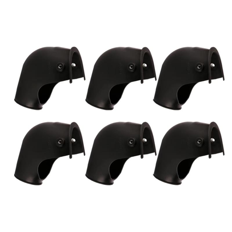 6Pcs Billiards Pool Rubber Drop Pockets Pool Table Bag Liners Billiard Baskets Pool Table Pocket for Most Pool Tables