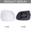 Front Right Side Mirror Glass Replacement with Heated Convex Base for AMAROK 10-18 Auto Accesosry Rearview Mirror Glass